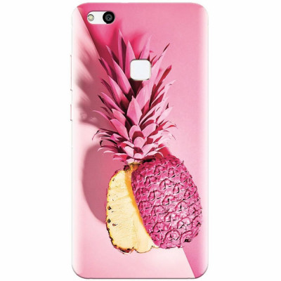 Husa silicon pentru Huawei P10 Lite, Pink Pineapple foto