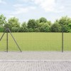 VidaXL &Icirc;ngrădire cu st&acirc;lpi Gri 0.8 x 10 m Oțel