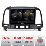 Navigatie HHyundai Santa Fe 5960Pro-008 Android Octa Core Qualcomm 2K Qled 8+128 DTS DSP 360 4G Optical CarStore Technology