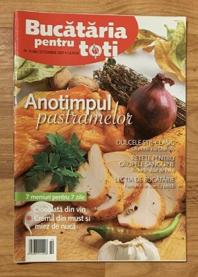 Revista Bucataria pentru toti Nr. 10 (66) Octombrie 2007 foto