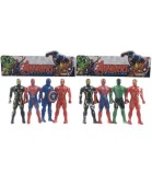 4 Figurine Supereroi Mici "Avengers" Tip Jucarie, Materiale Netoxice, Peste 3 Ani