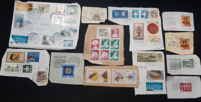 lot fragmente postale Germania