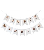 Ghirlanda de hartie model Just married 300 cm