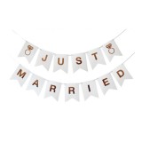 Ghirlanda de hartie model Just married 300 cm