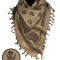 Fular Shemag Skull Mil-Tec Coyote/Negru