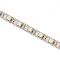 Bandă LED alb cald 5050, 60 LED/m, 10mm, PCB alb, IP20, 120&deg;