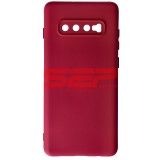 Husa Silicon Samsung Galaxy S10 Plus Burgundy (Bordo) - High Copy