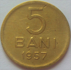 Moneda 5 BANI - ROMANIA, anul 1957 *cod 3508 foto