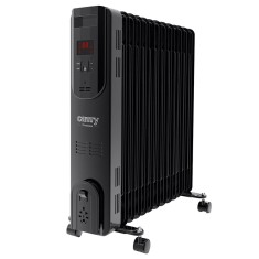 Calorifer electric pe ulei Camry, 13 elementi, 2500 W, telcomanda si afisaj LED