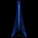 VidaXL Pom de Crăciun LED 525 LED-uri Albastru 302 cm