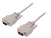 Cablu D-Sub 9 pini Digitus 3m Bej Ecranat Nichelat 28AWG
