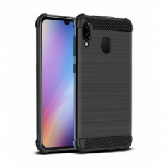 Husa Carbon Design pentru Samsung Galaxy A20/30, Negru foto