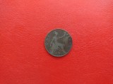 REGATUL UNIT ( ANGLIA ) - Moneda ONE PENNY 1902 ( bronz )