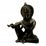 Statueta feng shui krishna din bronz - 15cm