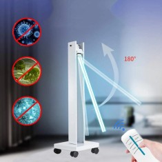 Lampa bactericida uvc 150w, portabila, cu brat mobil, timer si telecomanda,
