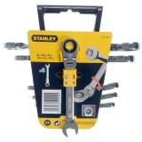 Cumpara ieftin Set de 6 chei combinate cu clichet Stanley 4-91-444