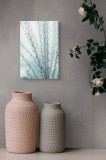 Tablou Canvas pe tema v&acirc;ntului și iarbă albăstruie, 26 x 39 cm, CMCLASS