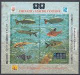 BRAZILIA 1999 FAUNA MARINA PESTI BLOC MNH, Nestampilat