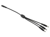 Cablu ESPE 2x0,75mm&sup2; DC 5,5x2,1 Mufă x3 + Soclu Drept KS216-103