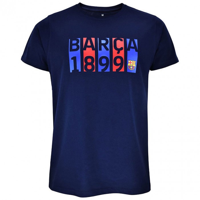 FC Barcelona tricou de bărbați Flag Navy - S