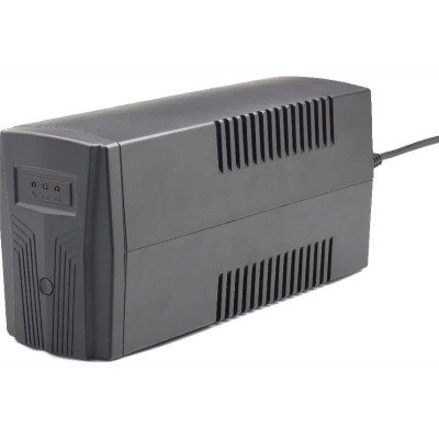 UPS GEMBIRD Line Interactive 650VA/ 390W AVR 2 x socket Schuko indicatie status cu LED 1 baterie 12V/7Ah Backup: pana la 20 min. incarcare: pana la 12 foto