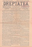 Z902N Ultimul număr al ziarului Dreptatea din Timișoara, 31 decembrie 1897/12 ianuarie 1898