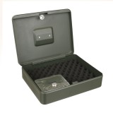 Seif pentru arma,cu cheie,de culoare neagra,dimensiune 300 x 240 x 90 mm, include cutie pentru cartuse