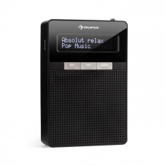 Auna DigiPlug DAB, radio, DAB+, FM/PLL, BT, ecran LCD, negru foto