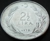 Moneda 2 1/2 LIRE - TURCIA, anul 1978 *cod 87, Europa