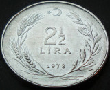 Cumpara ieftin Moneda 2 1/2 LIRE - TURCIA, anul 1978 *cod 87, Europa