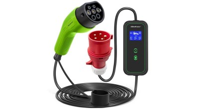&amp;Icirc;ncărcător auto electric Qoltec EV 2-&amp;icirc;n-1 tip2 | 7kW | 230 V | CEE 3 PIN foto