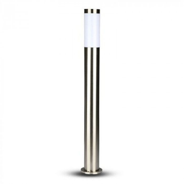 Lampa gradina V-Tac, 60 W, IP44, E 27, 76 x 800 x 110 mm, inox, Gri