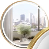 Oglindă LED 70cm MMJ BRUSH GOLD