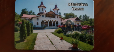 XG Magnet frigider - tematica Romania - Manastirea Crasna foto