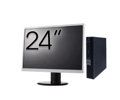 Calculator Second Hand DELL OptiPlex 5070 Mini, Intel Core i3-8100T 3.10GHz, 8GB DDR4, 128GB SSD + Monitor 24&amp;quot; NewTechnology Media