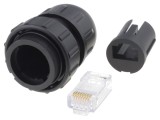 Mufă RJ45 Cat6 Baionetă 8P8C