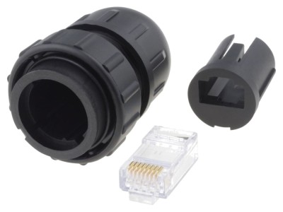 Conector RJ45 Cat6 baionetă foto