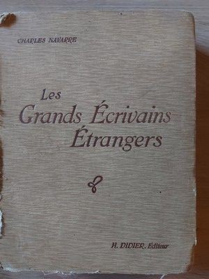 Les Grands Ecrivains Etrangers- Charles Navarre foto