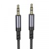 Cablu Audio 3.5mm - 3.5mm Borofone BL24 Graceful, 1m, Negru