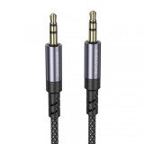 Cablu Audio 3.5mm - 3.5mm Borofone BL24 Graceful, 1m, Negru
