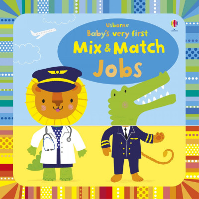 Baby&amp;#039;s Very First Mix and Match Jobs Usborne Books foto