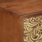 Set dulap baie 3 buc. Maro miere Lemn de mango solid - 8