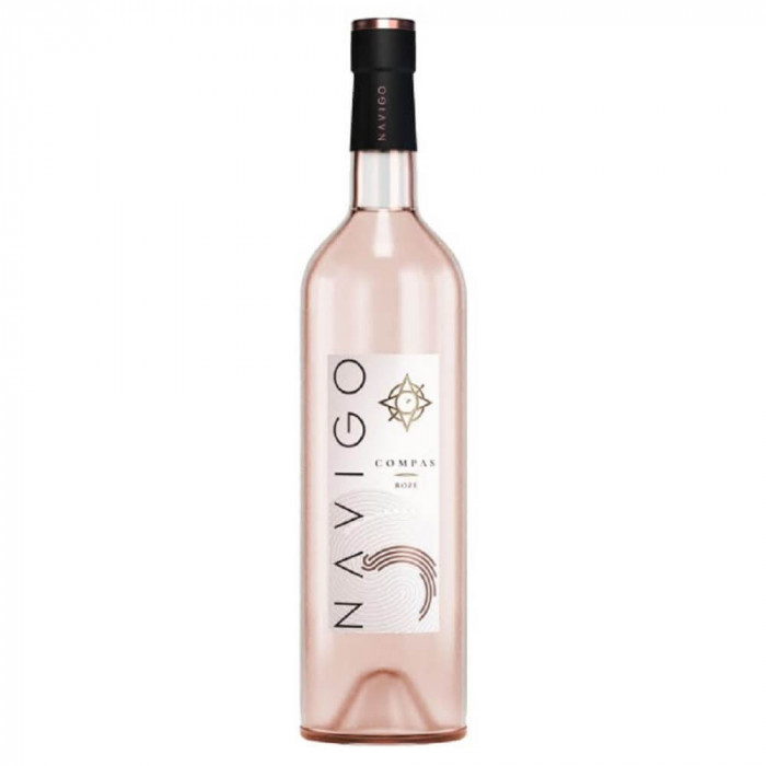 Vin Rose Sec Navigo Compas, Cupaj, 0.75 L, 13% Alcool, Jidvei, Vin Navigo Compas, Vin Rose Navigo Compas, Vin Sec Navigo Compas, Vin Cupaj Shiraz Pino