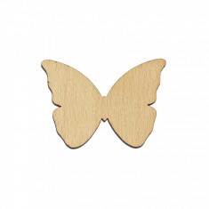 Figurina Fluture din Lemn - 70x50 mm foto