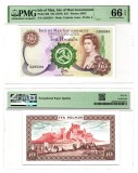 INSULA / ISLE OF MAN █ bancnota █ 10 Pounds █ 1979 █ UNC █ PMG 66 █