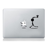 Man with Axe Apple stickers macbook laptop, 4World