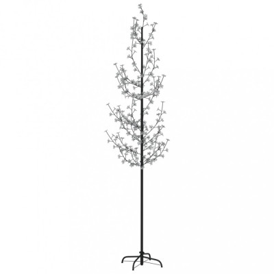 Copac cu flori de cireș cu LED, 368 LED-uri alb calde, 300 cm foto