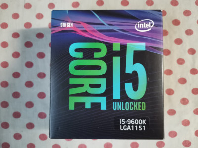 Procesor Intel Coffee Lake, Core i5 9600K 3.7GHz Socket 1151 v2. foto