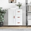 Gossi servanta, alb, 69,5x34x90 cm, lemn compozit