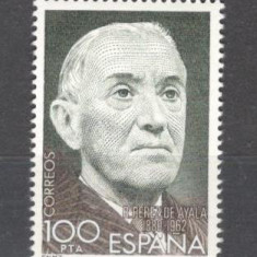 Spania.1980 100 ani nastere R.Perez de Ayala-scriitor SS.180
